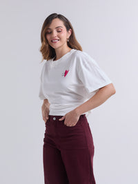 Camiseta Con todo el amor - Marfil