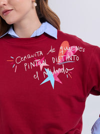 Buzo Cerquita de ti - Vinotinto