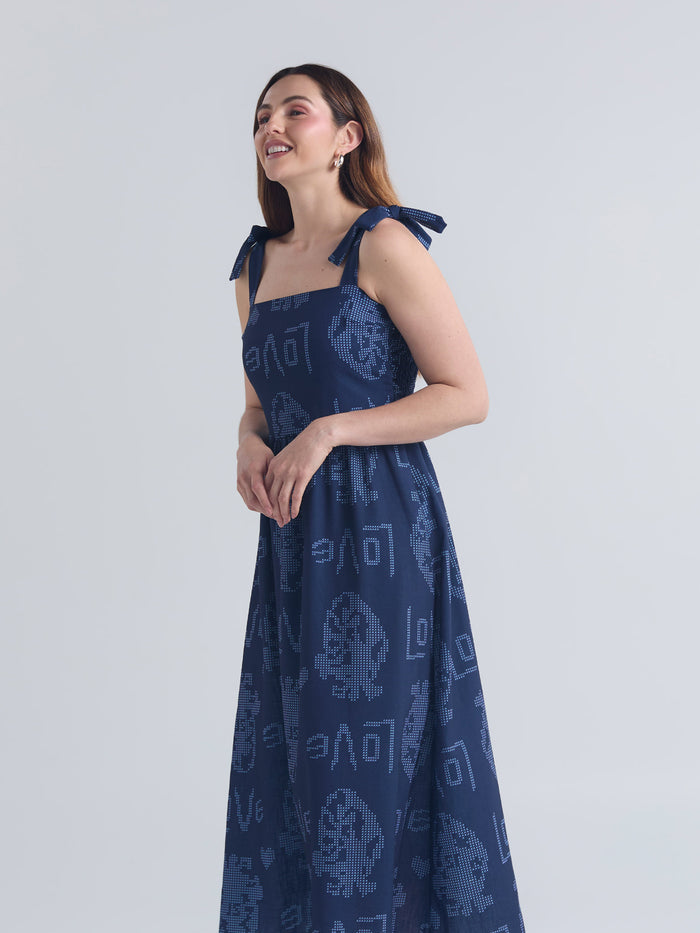 Vestido Es amor - Azul