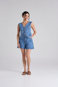 Set Waves - Azul Chaleco & Short