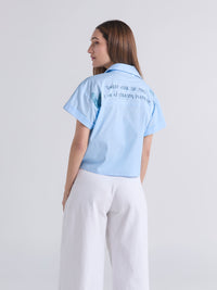 Camisa Corazón despierto - Azul