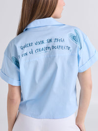 Camisa Corazón despierto - Azul