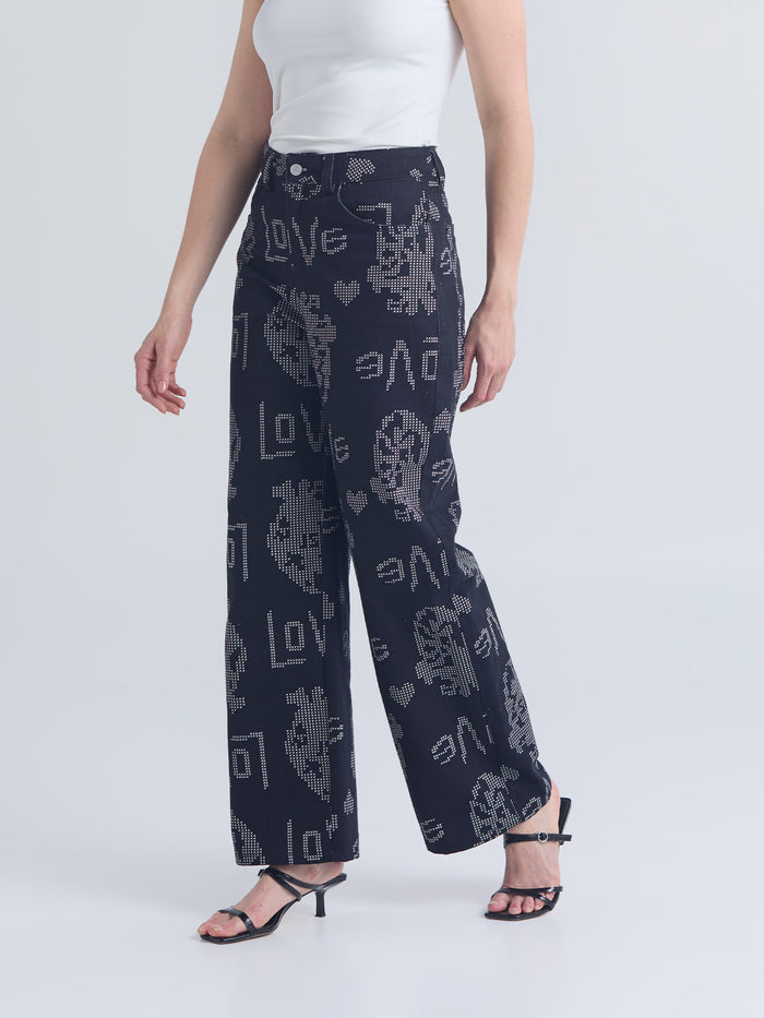 Pantalón Love - Negro