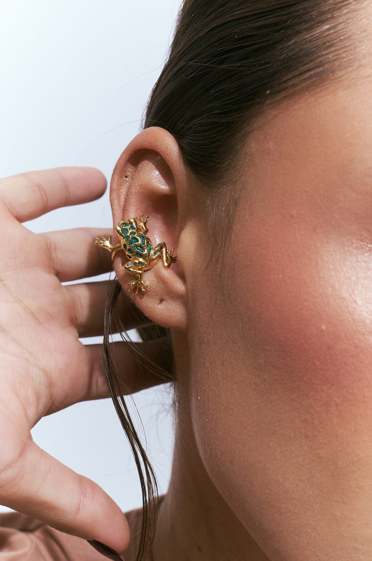 Ear Cuff De Rana Hueca