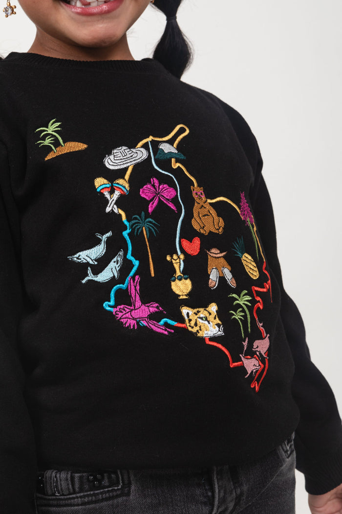 Buzo Tierra querida - Kids - Negro