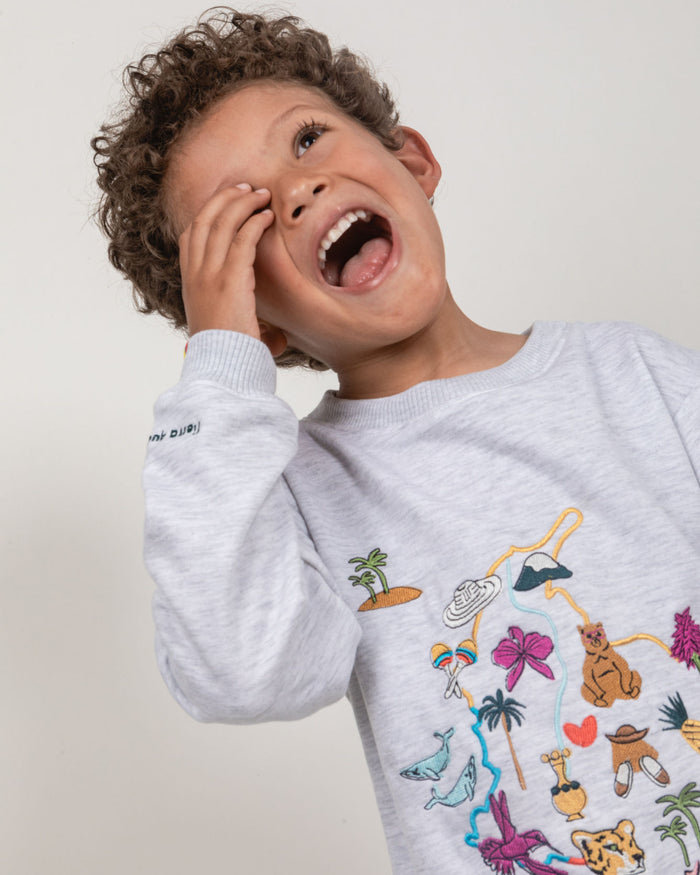 Buzo Tierra querida - Kids - Gris