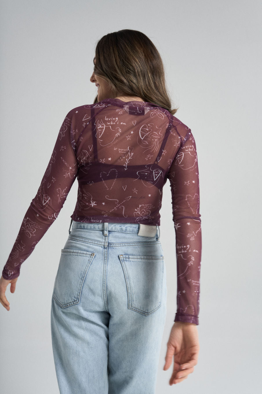 Top Beautiful life - Vinotinto