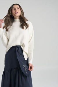 Falda Abertura - Azul