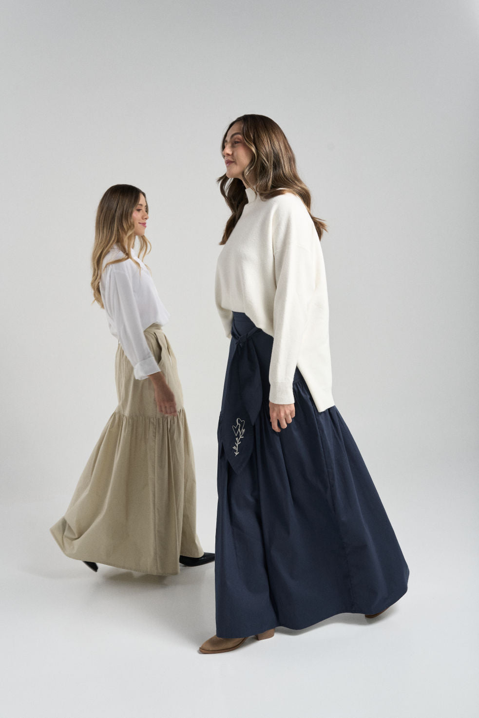 Falda Abertura - Azul