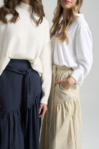 Falda Abertura - Azul