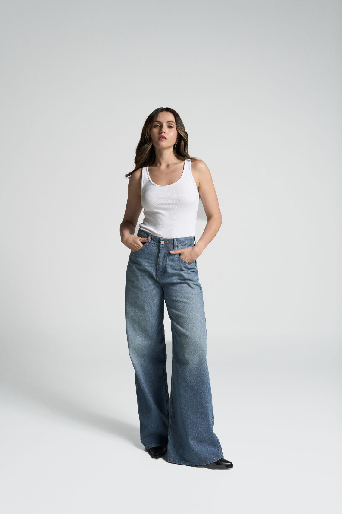 Jean Bolsillos corazones - Azul