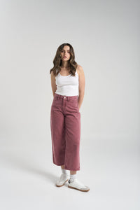 Jean Bolsillos corazones - Vinotinto