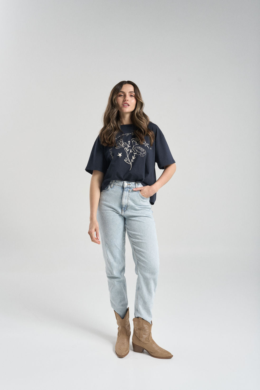 Camiseta Believe - Azul