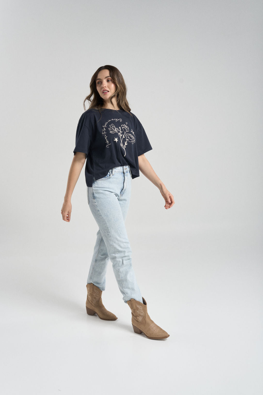 Camiseta Believe - Azul