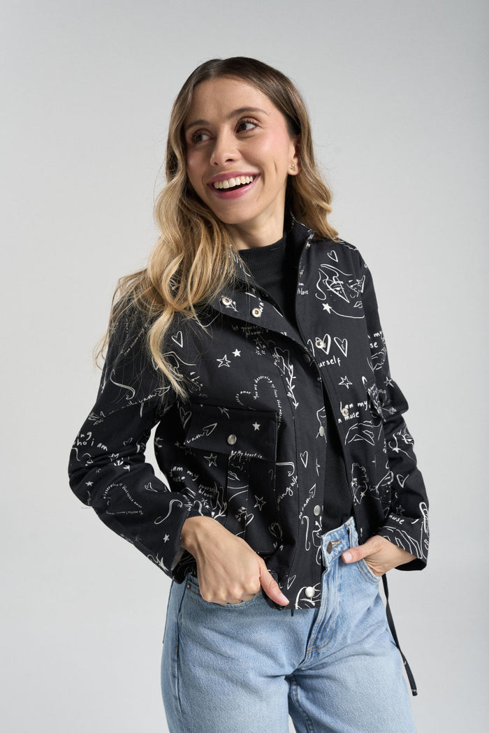 Chaqueta Mi esencia - Negro