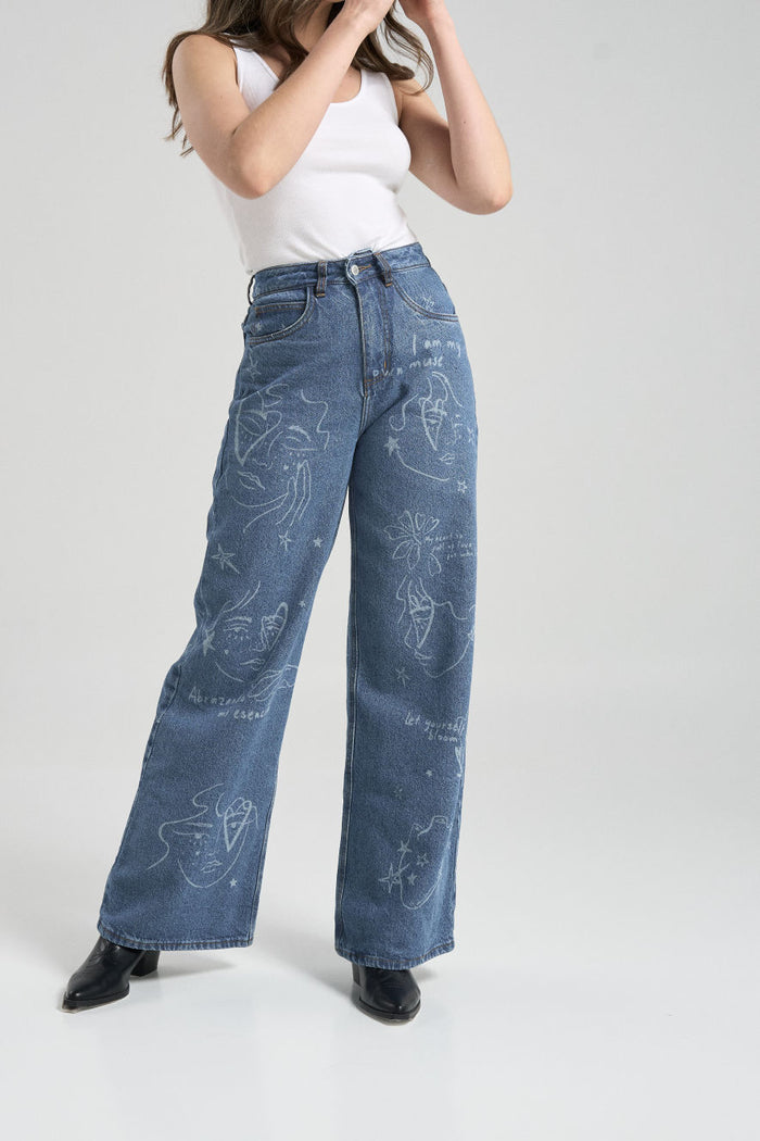 Pantalón Just a girl - Azul