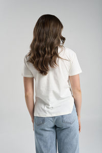 Camiseta My heart - marfil