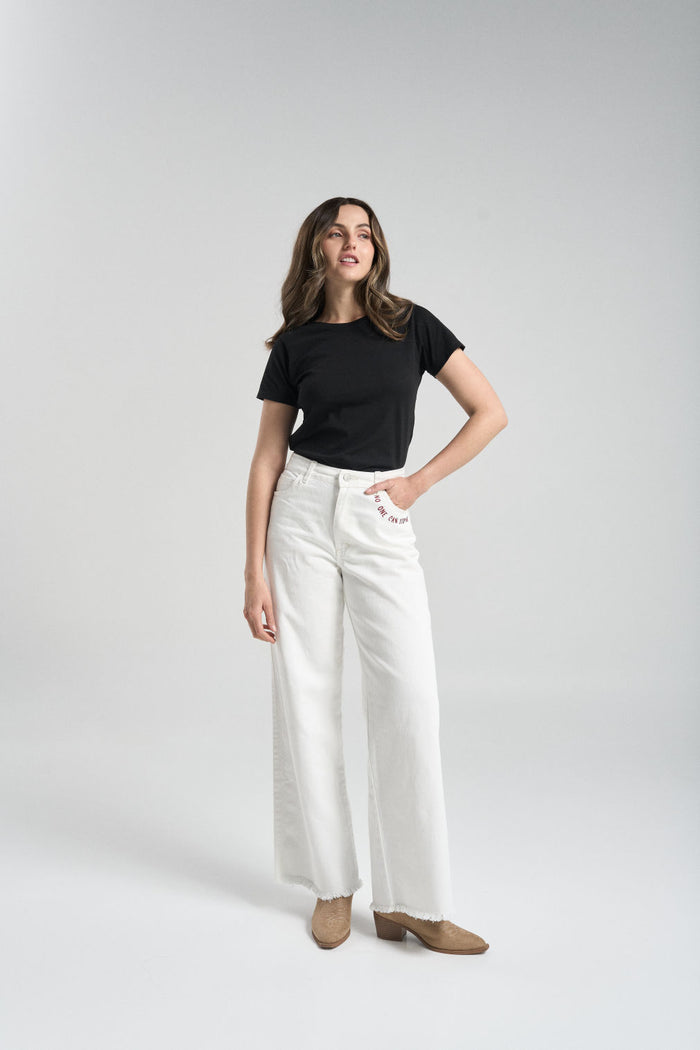 Pantalón Can´t stop me - Blanco