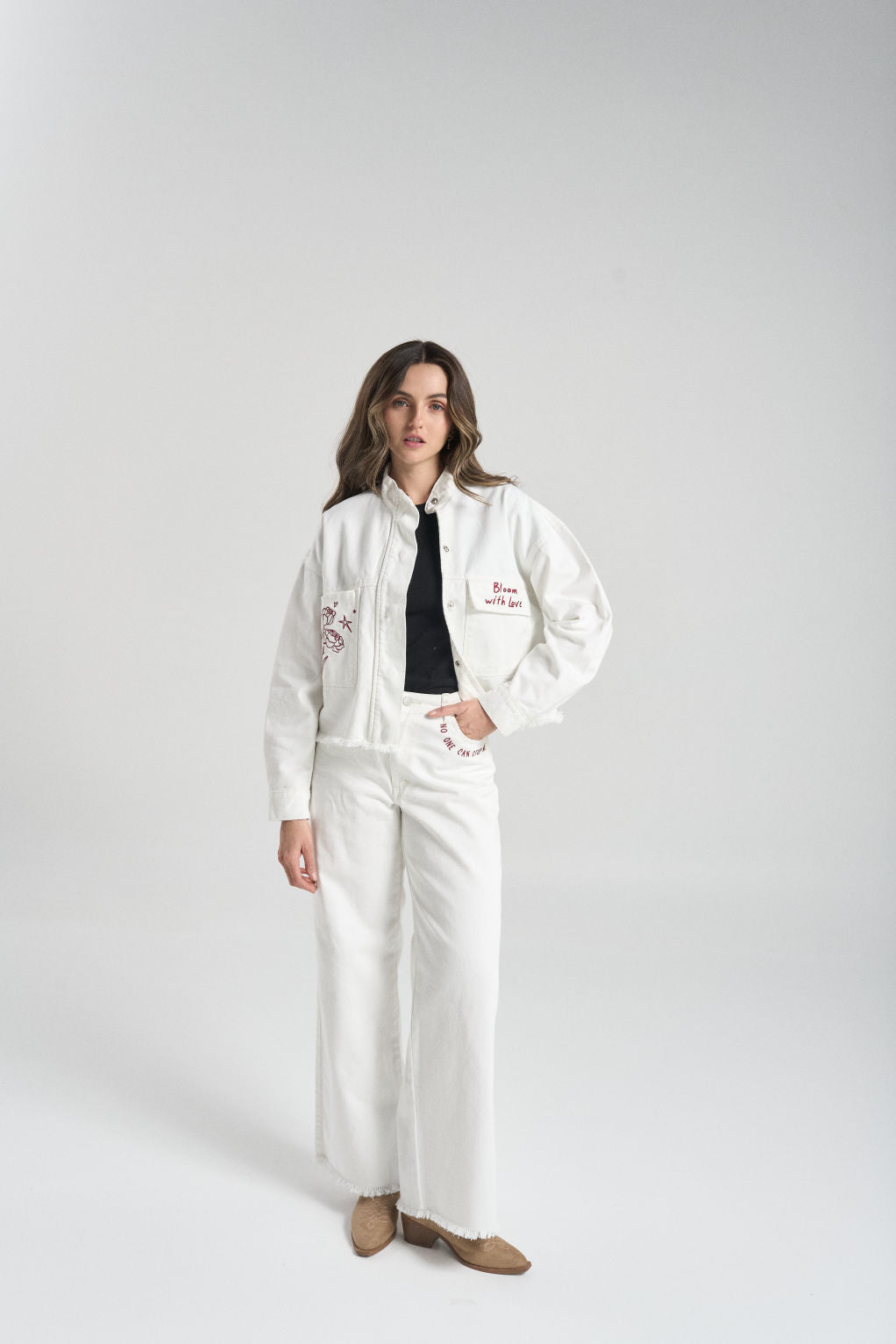 Pantalón Can´t stop me - Blanco