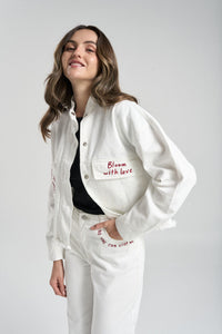 Chaqueta With love - Blanco