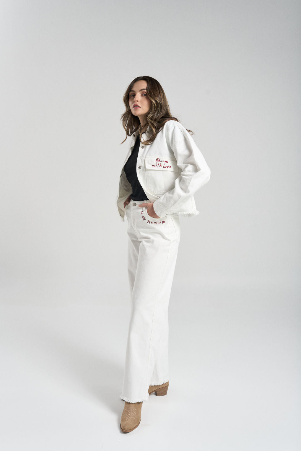 Chaqueta With love - Blanco