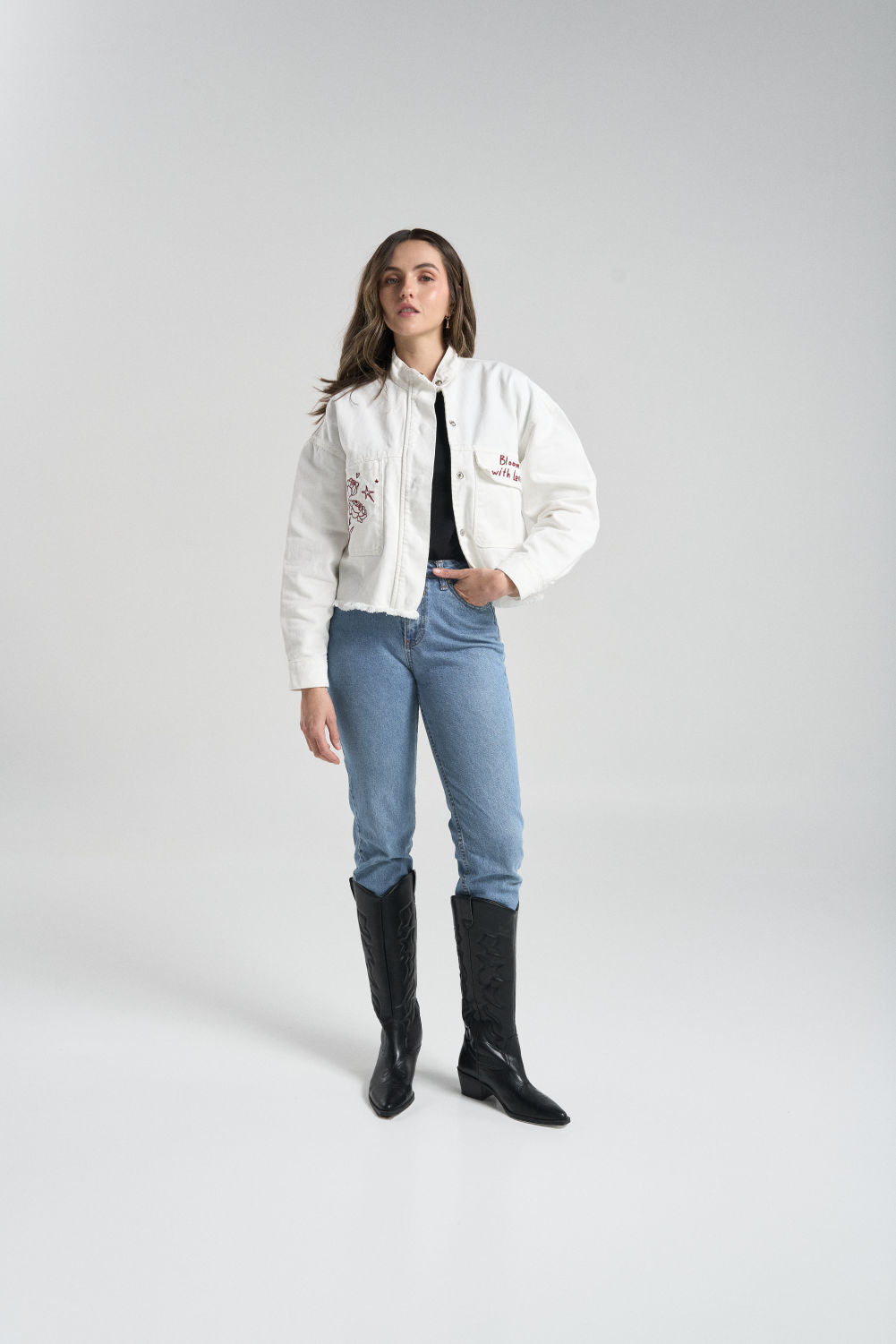 Chaqueta With love - Blanco