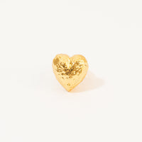 Anillo Corazón De Relieve