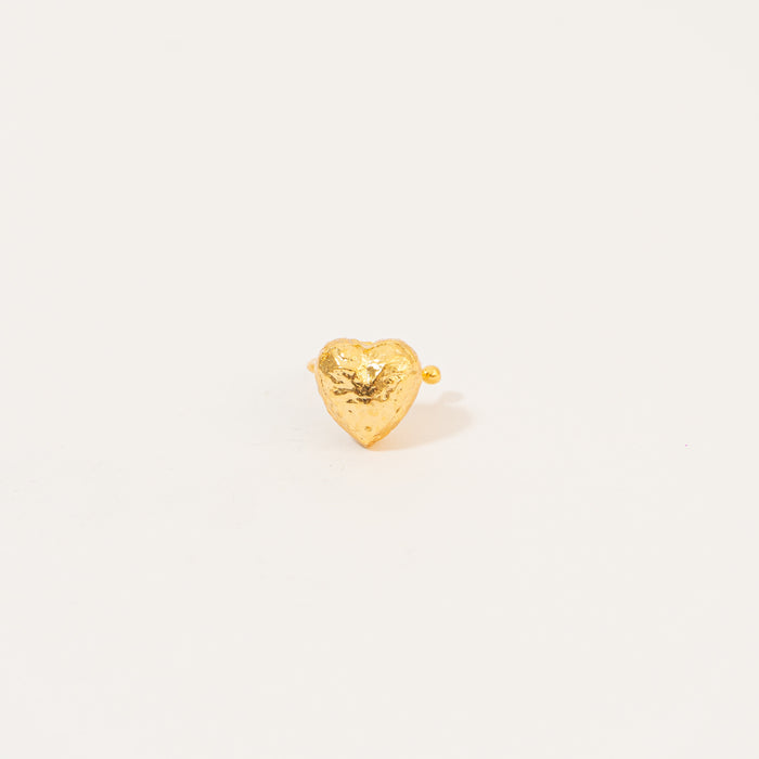 Ear Cuff Corazón De Relieve