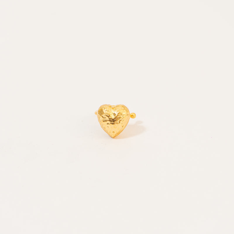 Ear Cuff Corazón De Relieve