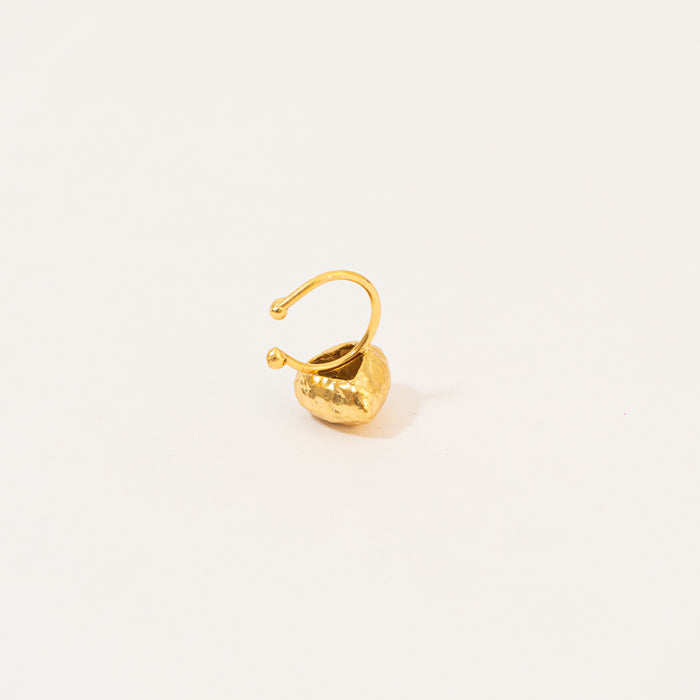 Ear Cuff Corazón De Relieve