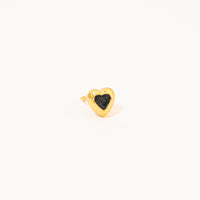 Ear Cuff Corazón De Relieve Tejido