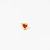 Ear Cuff Corazón De Relieve Tejido