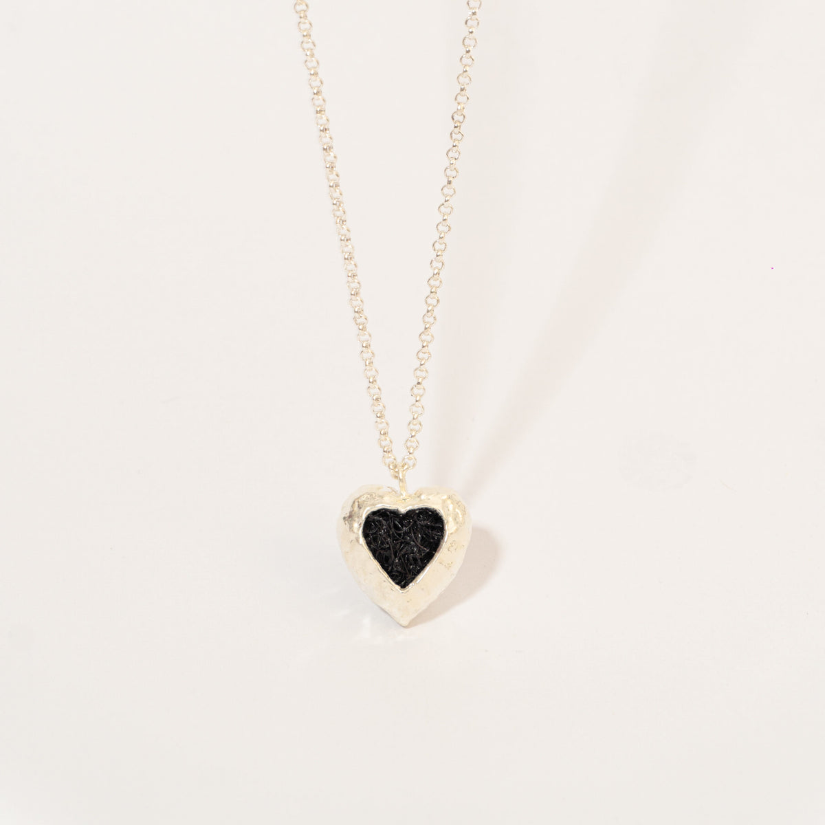 Cadena Corazón De Relieve