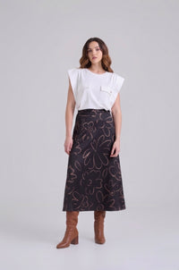 Falda Garden - Negro