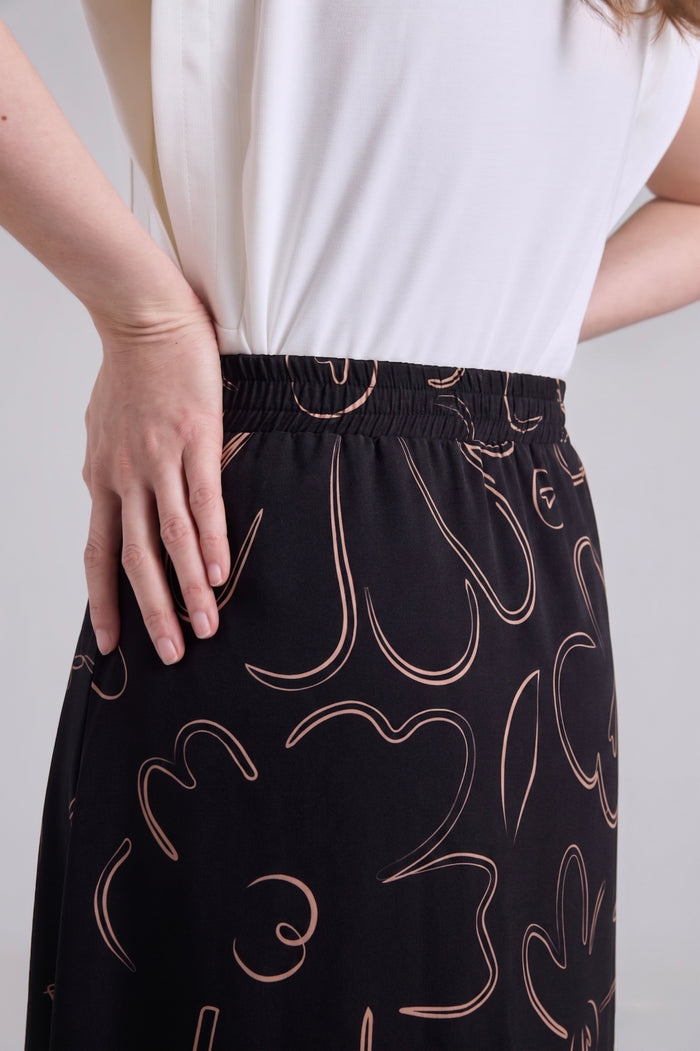 Falda Garden - Negro