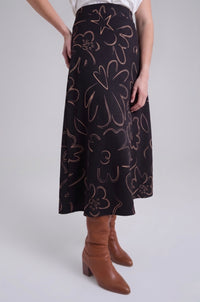 Falda Garden - Negro