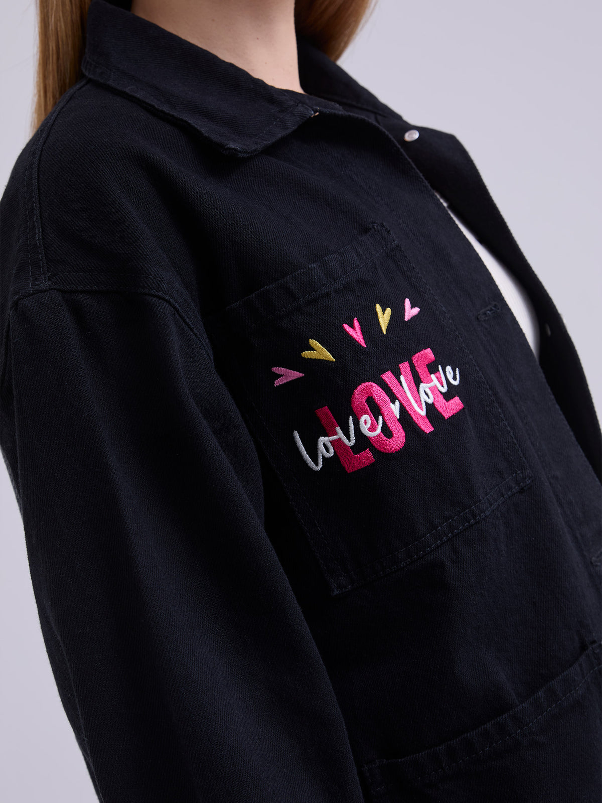 Chaqueta From the heart - Negro