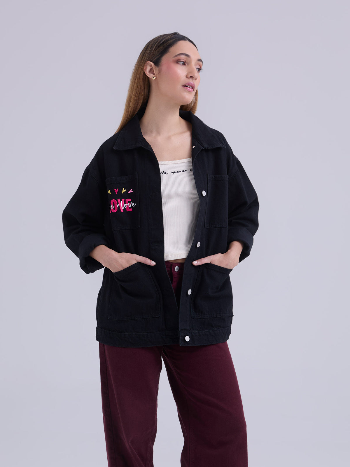 Chaqueta From the heart - Negro