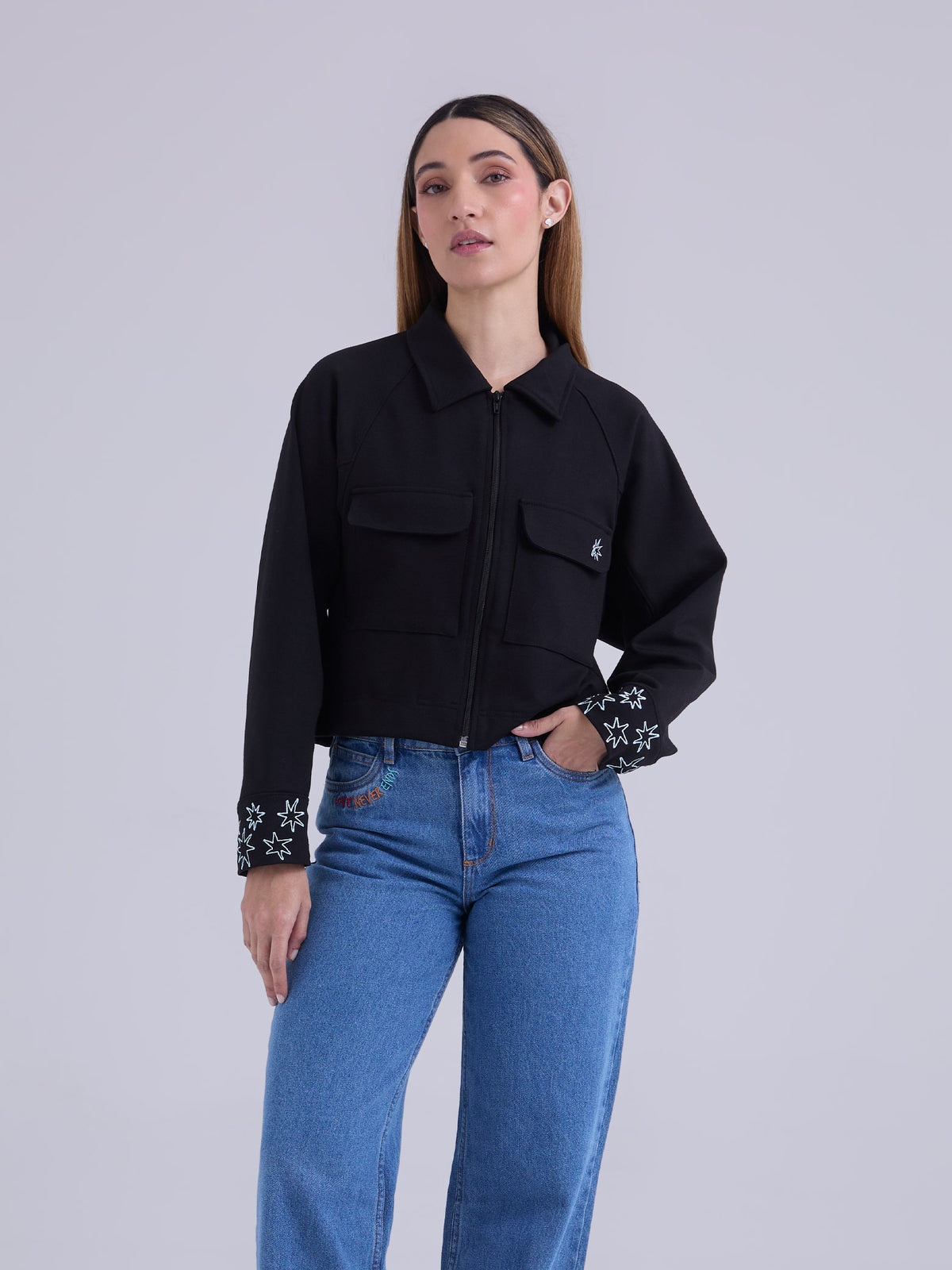 Chaqueta Yet to come - Negro